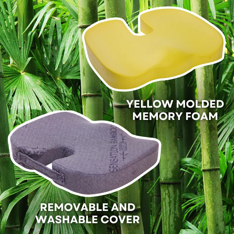 Orthopädisches Bambus-Sitzkissen "Sensation"