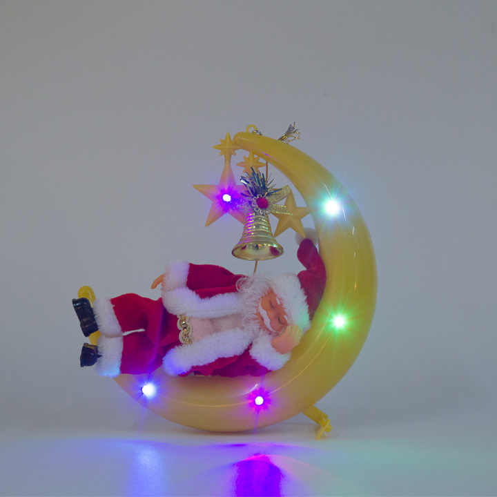 Schlafender Weihnachtsmann – Mit Musik, Licht & Schnarch-Effekt