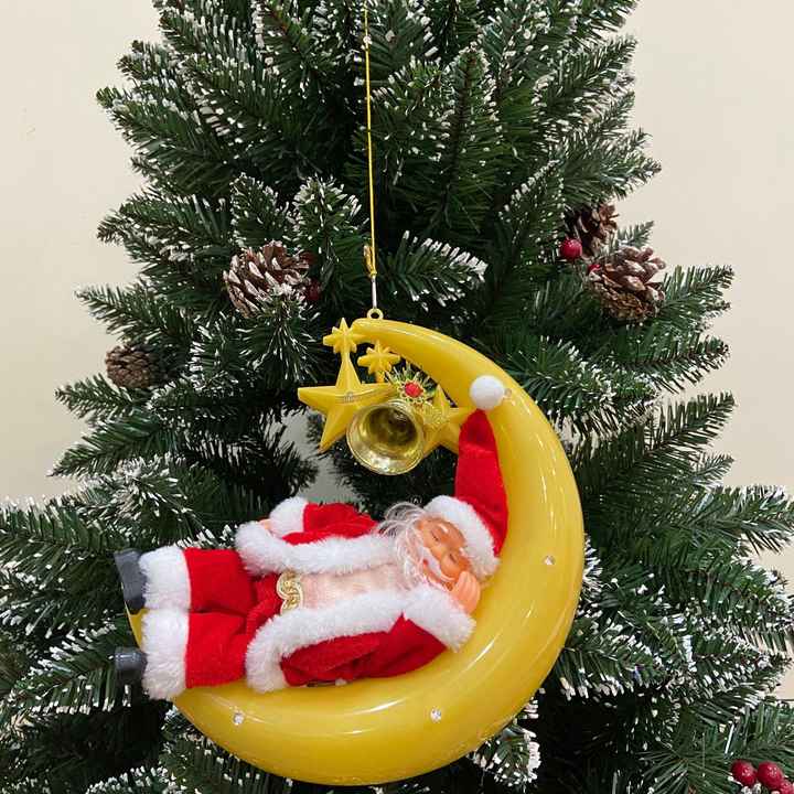 Schlafender Weihnachtsmann – Mit Musik, Licht & Schnarch-Effekt