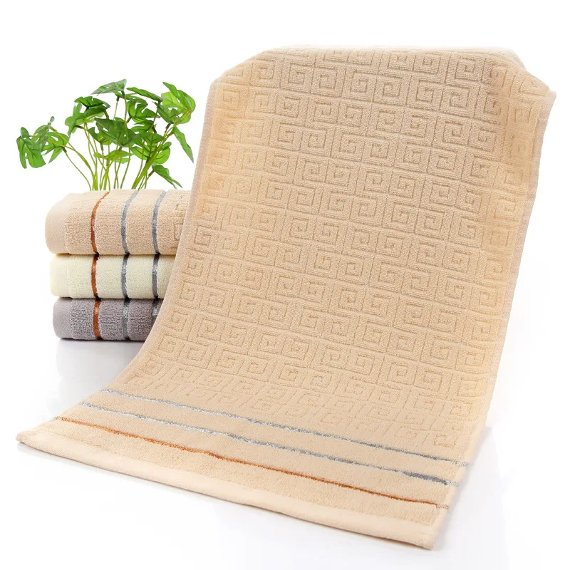 3-teiliges Frottiertuch-Set beige