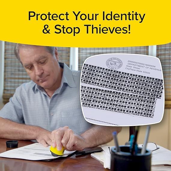 Datenschutz-Stempelroller ID Police