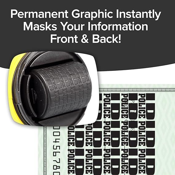 Datenschutz-Stempelroller ID Police