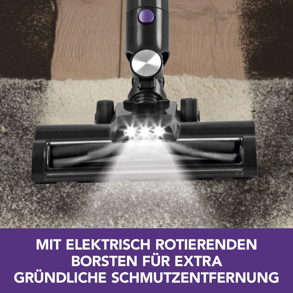 Kabelloser Akku Hand- & Bodenstaubsauger lila