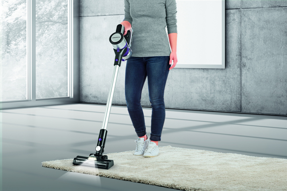 Kabelloser Akku Hand- & Bodenstaubsauger lila