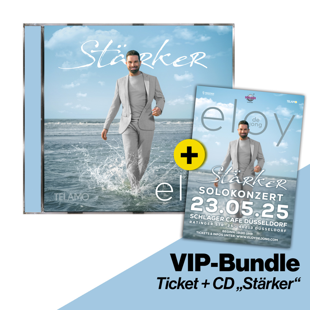 VIP-Bundle Konzert-Ticket + CD "Stärker"