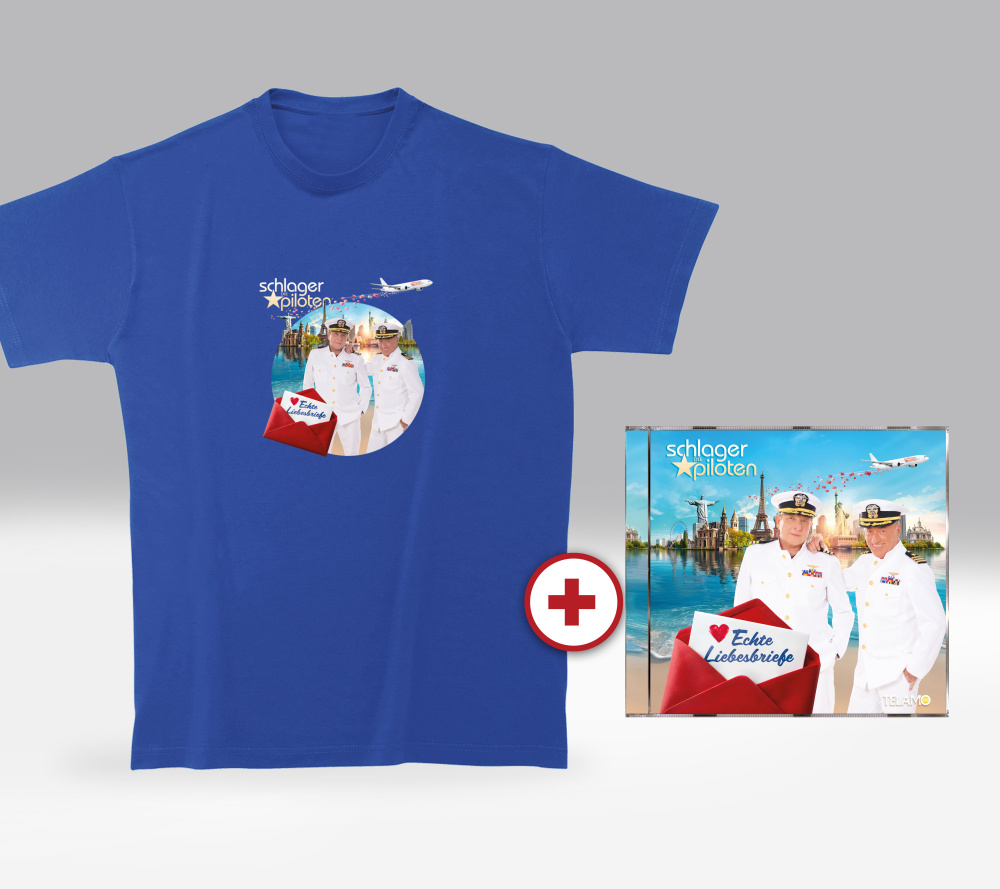 Echte Liebesbriefe Fan-Set T-Shirt (M) + CD