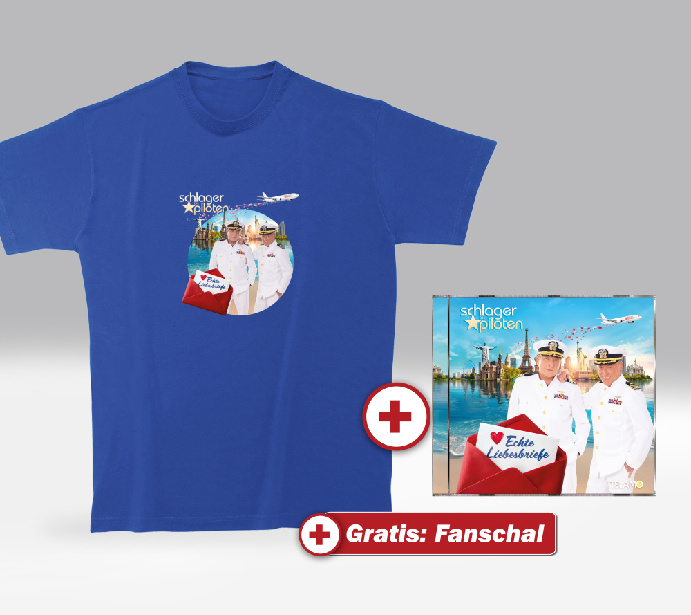 Echte Liebesbriefe Fan-Set T-Shirt (XL) + CD