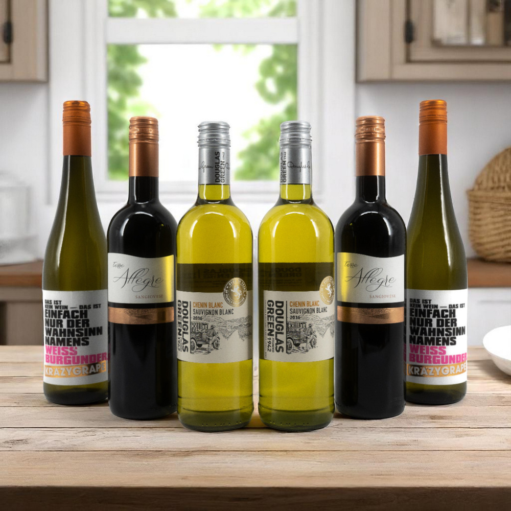 Kennenlernpaket "Feine Rot- und Weißweine" 6 x 0,75 Liter