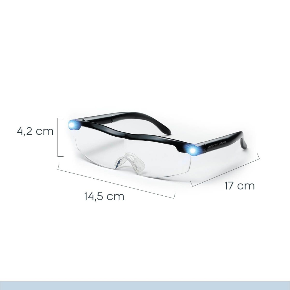 2er Sparset Ultraview - Vergrößerungsbrille mit LED