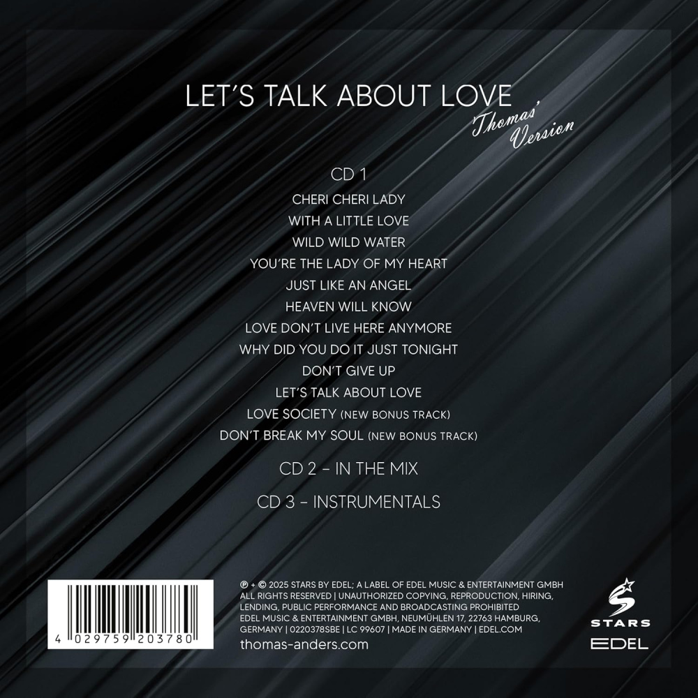 Thomas Anders sings Modern Talking: Let's Talk About Love