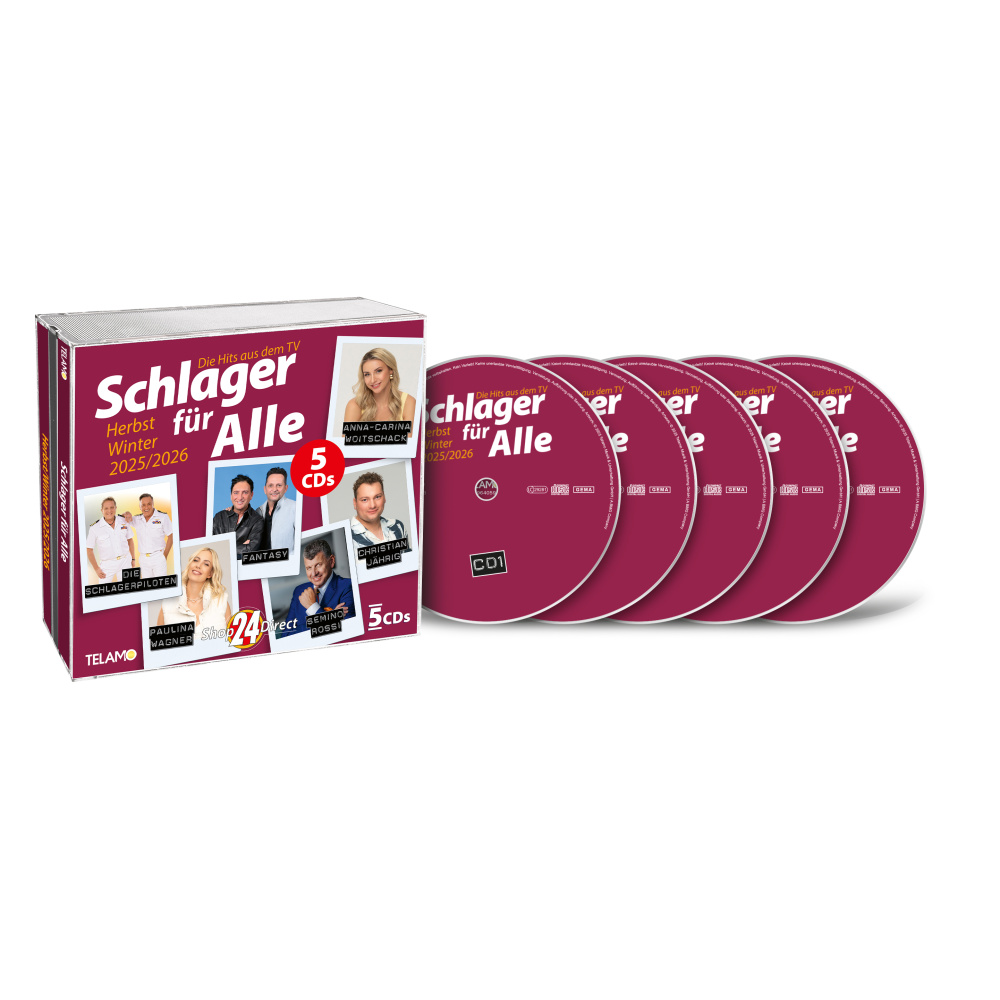 Schlager für Alle - Herbst/Winter 2025/2026 5CD