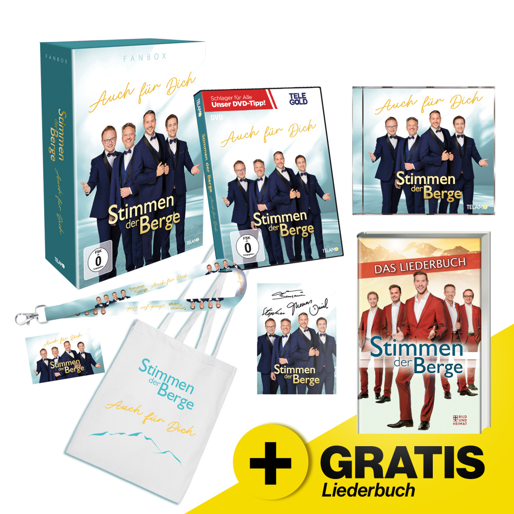 Auch für Dich Fanbox + GRATIS Liederbuch