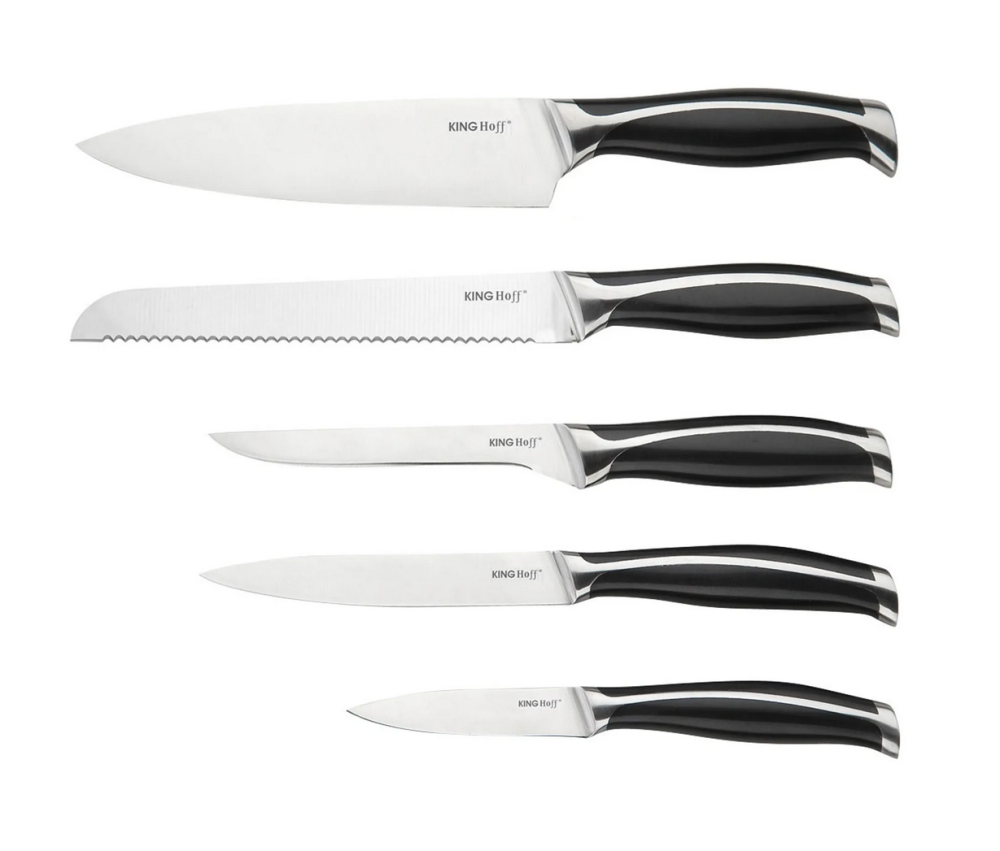 5-teiliges Messerset im Messerblock