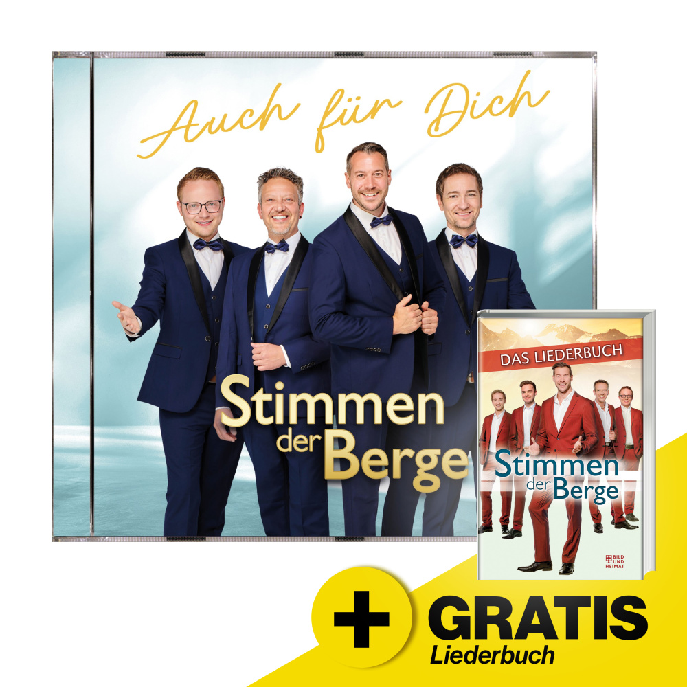 Auch für Dich + Die größten deutschen Hits aller Zeiten + GRATIS Liederbuch, Fanschal & Tasse