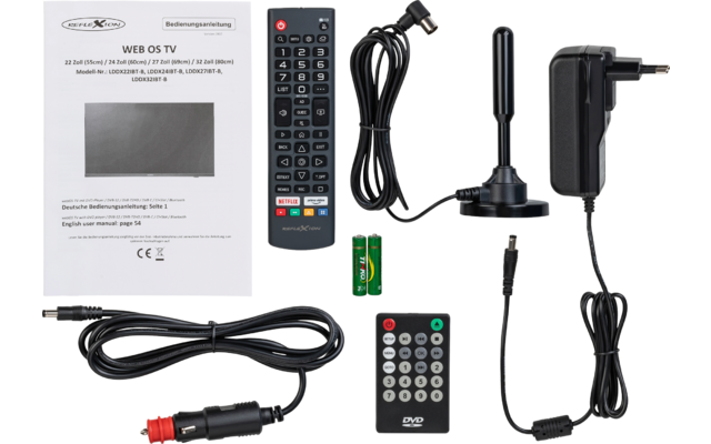  LED-Smart TV 32 Zoll (81 cm) inkl. DVD-Player schwarz