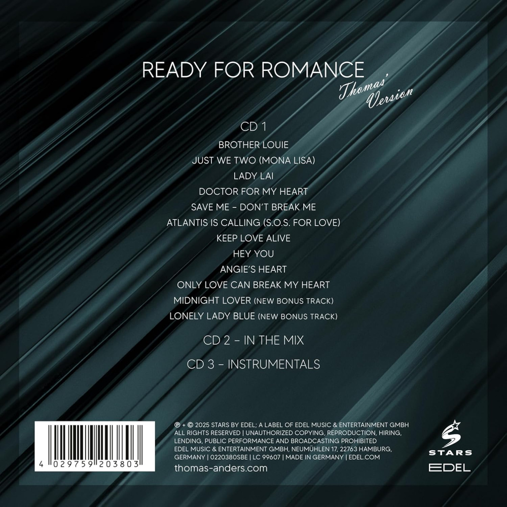 Thomas Anders sings Modern Talking: Ready for Romance