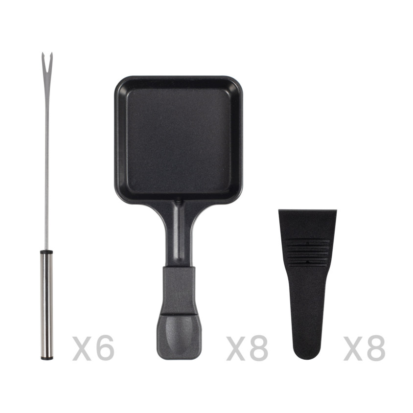 Raclette, Grill und Fondueset für 8 Personen