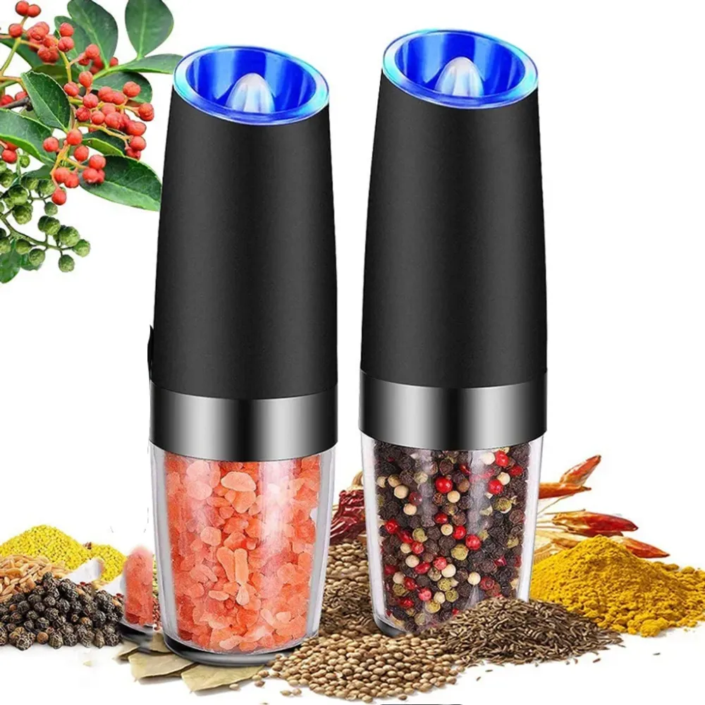 Elektrisches Salz- und Gewürzmühlen-Set