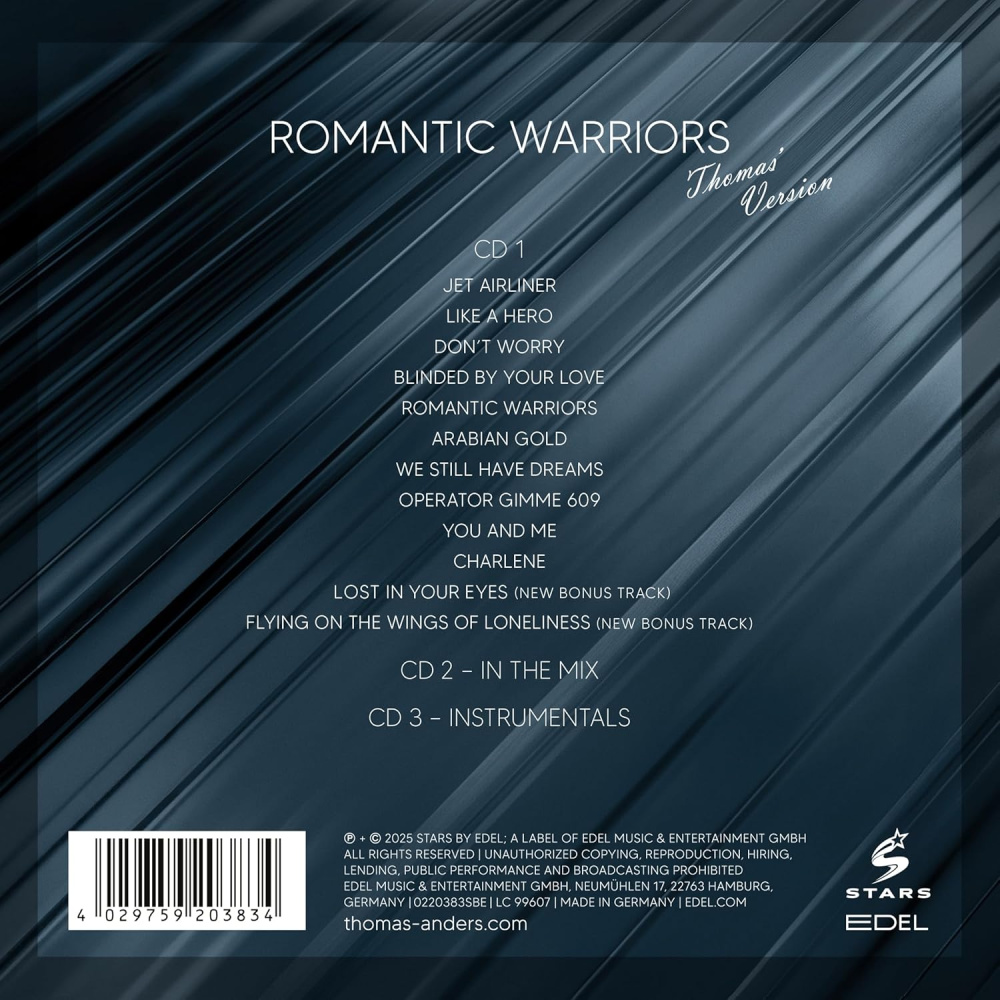 Thomas Anders sings Modern Talking: Romantic Warriors