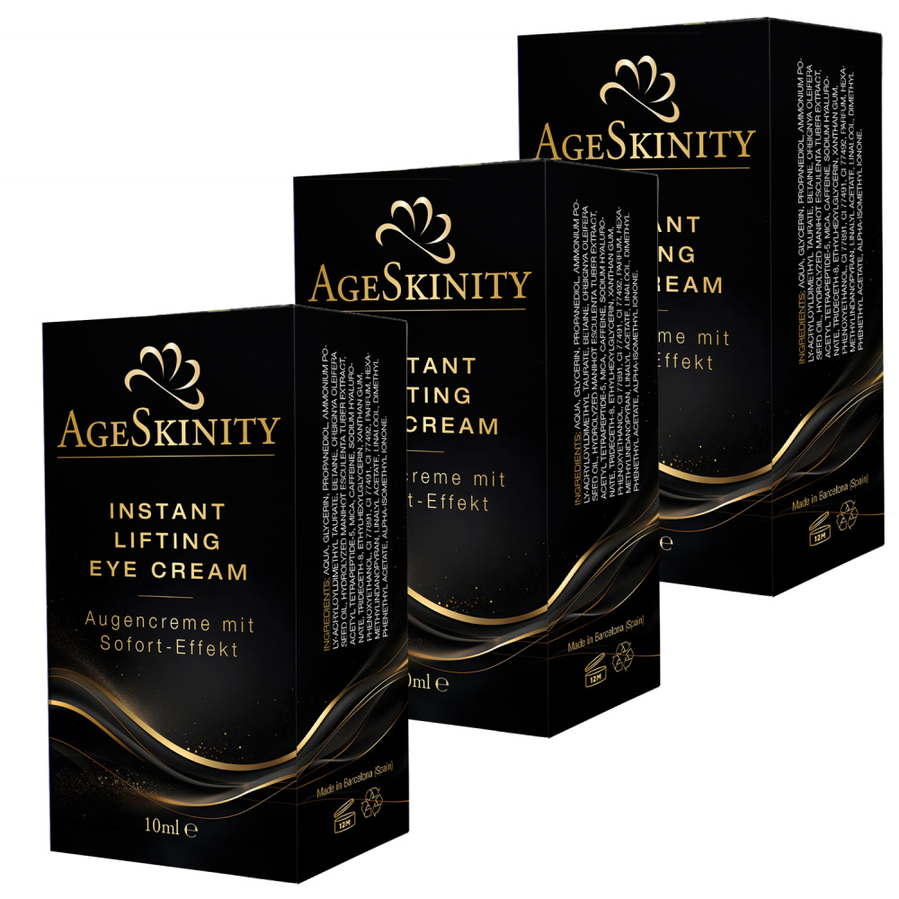 3er Set: AgeSkinity - Instant Lifting Eye Cream