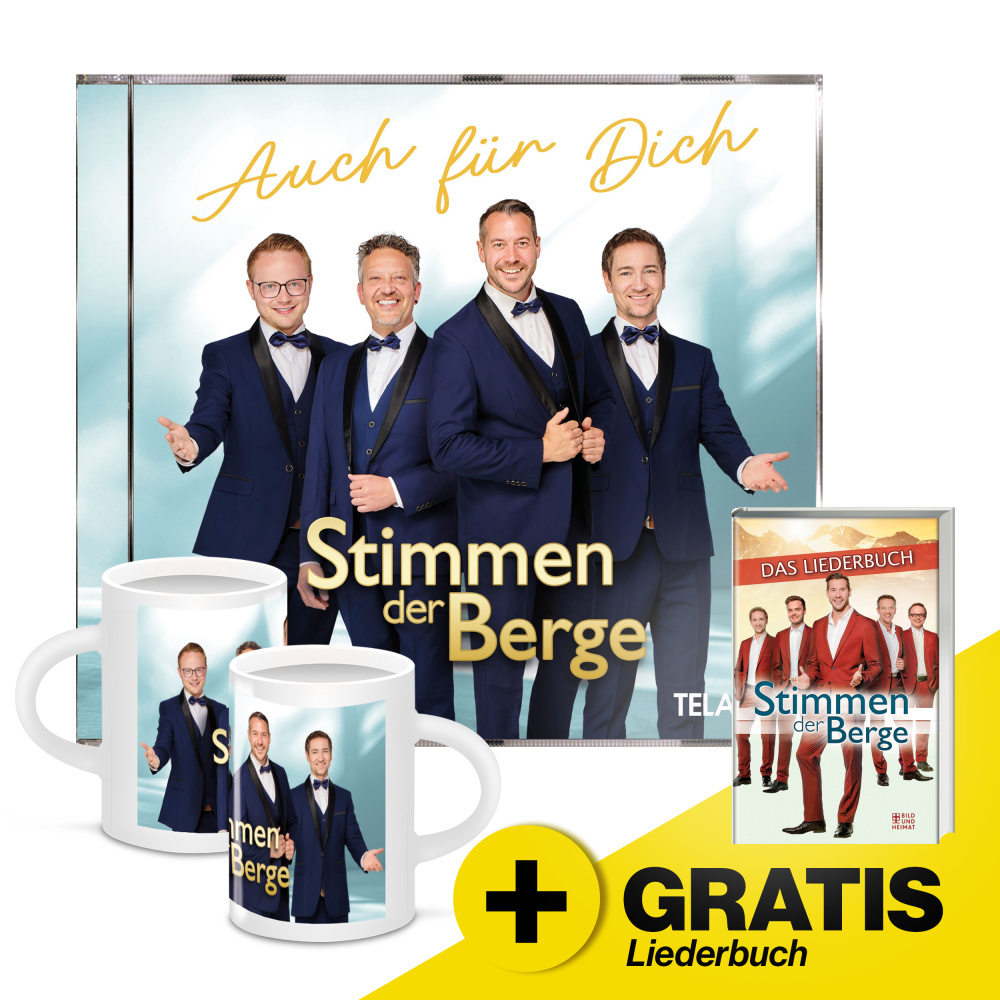 Auch für Dich Fan-Set Tasse + CD + GRATIS Liederbuch