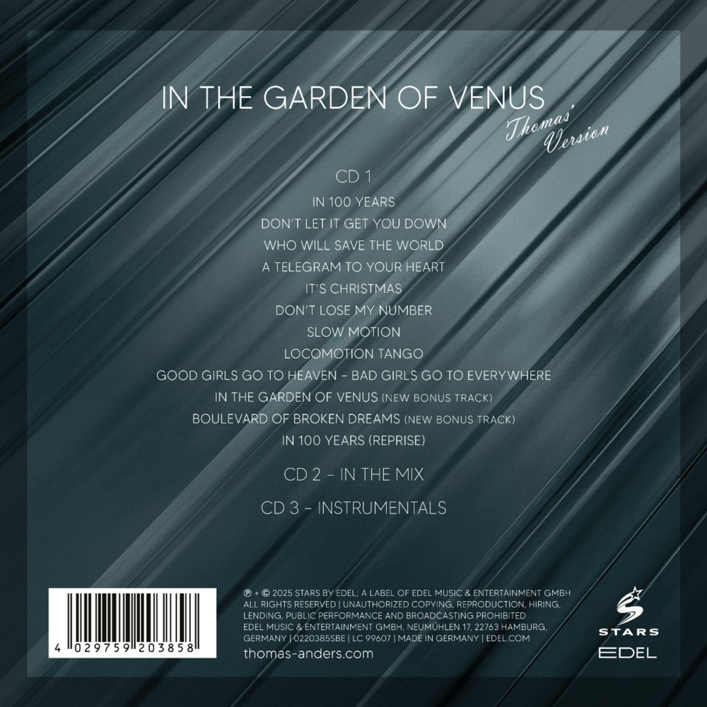 Thomas Anders sings Modern Talking: In the Garden of Venus