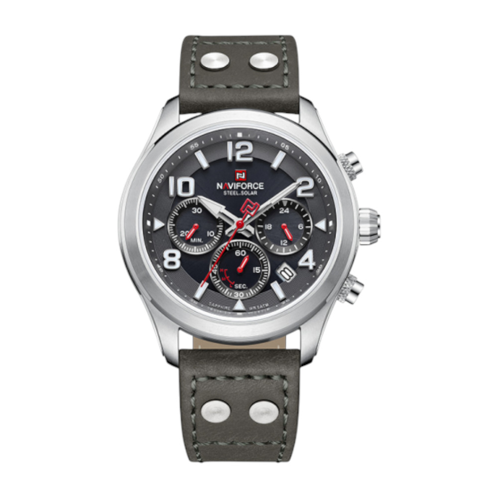 Herren-Armbanduhr Naviforce Solaris, grau