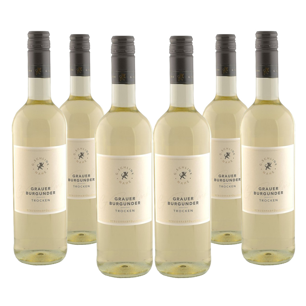 Weißwein-Vorteilspaket Grauburgunder "Feinstes von der Nahe" (6 x 0,75 Liter)