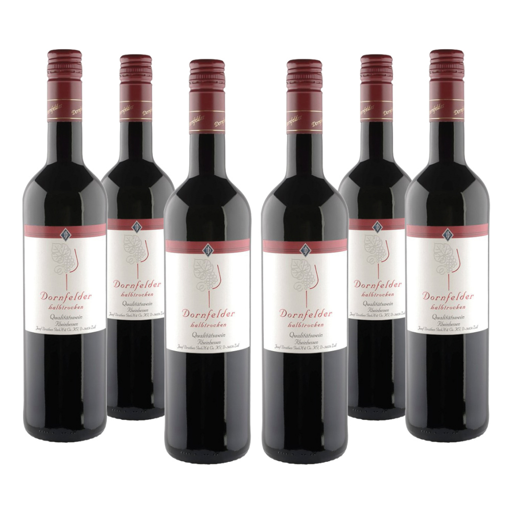 Rotwein-Vorteilspaket Dornfelder "Fabelhaftes Rheinhessen" (6 x 0,75 Liter)