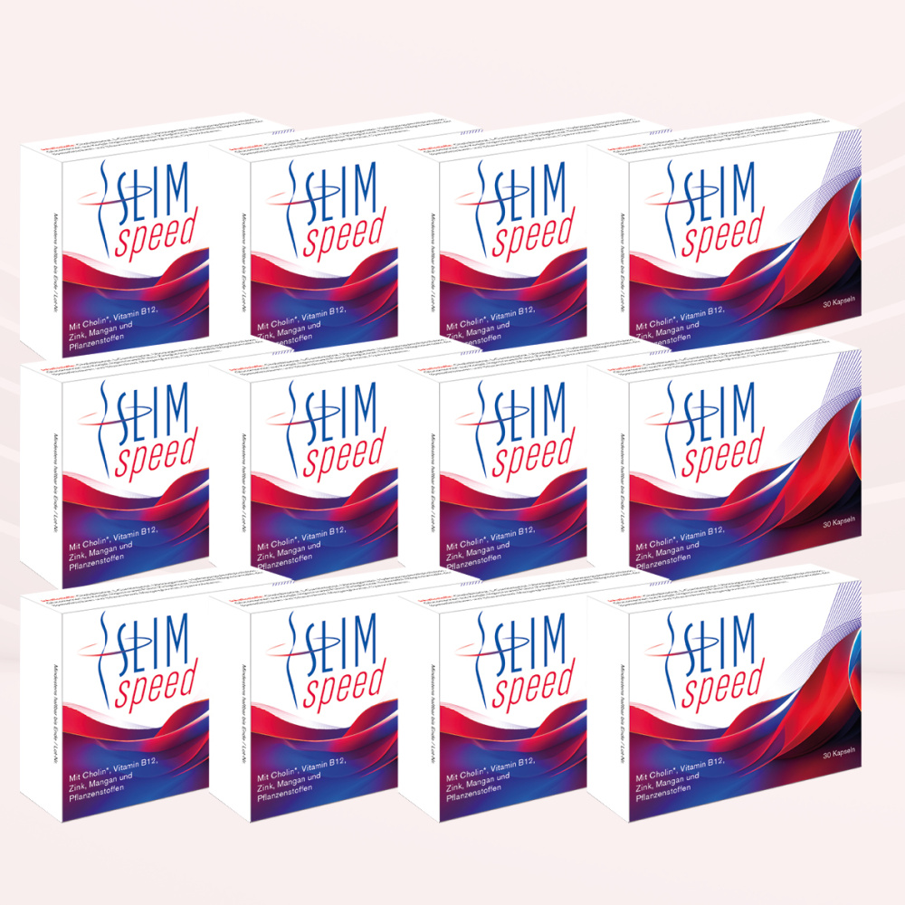 XXL-Sparpaket SLIMspeed (12 Packungen, 360 Kapseln)