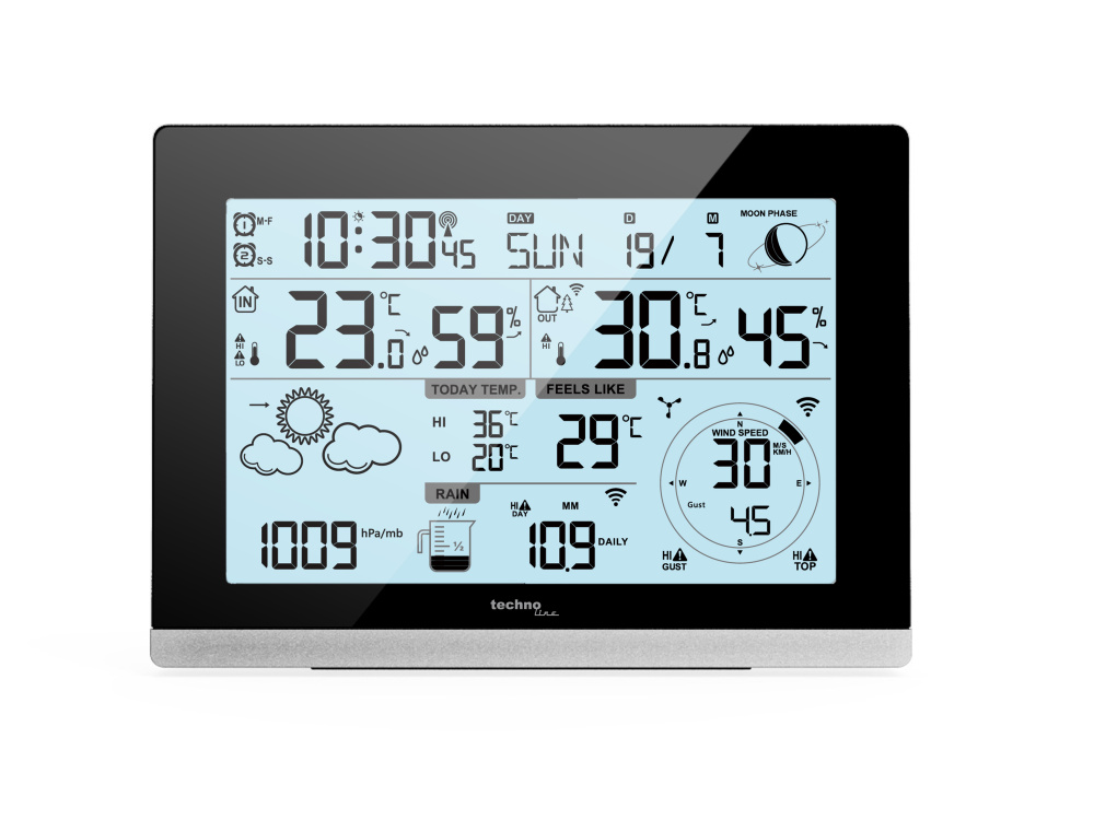 Multifunktionale Profi-Wetterstation
