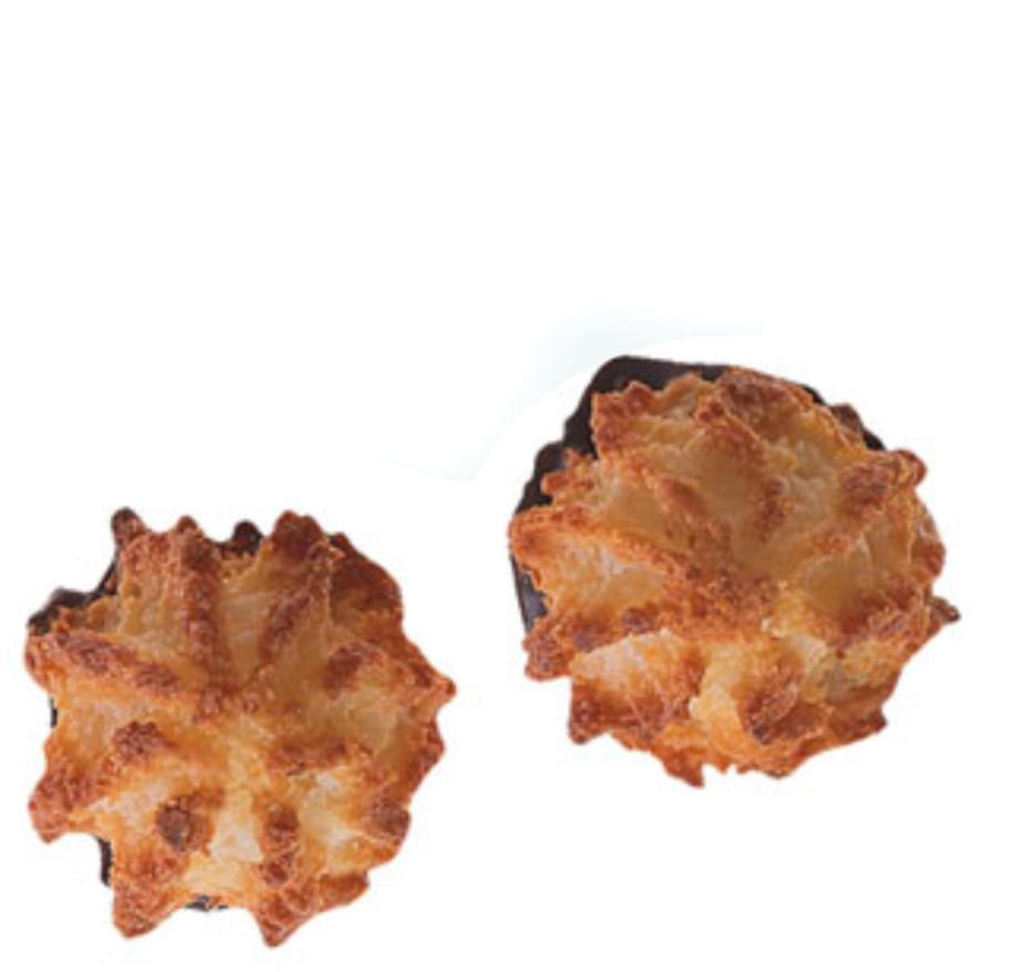 Kokosmakronen mit Zartbitter-Schokolade, 1000gr