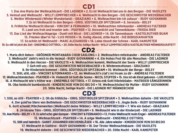 Weihnachten in den Dolomiten