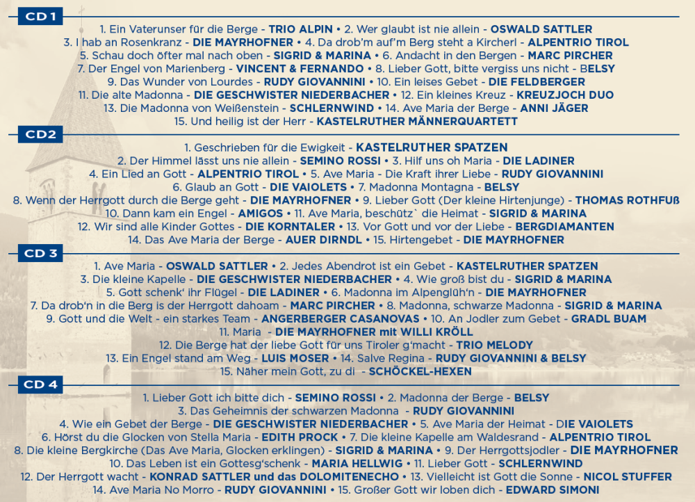 Vaterunser der Berge