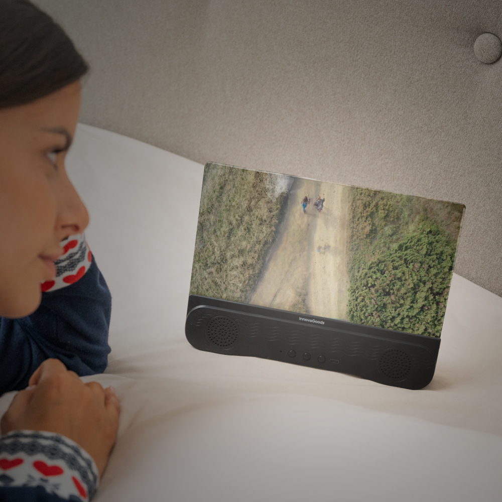 Handy-Bildschirmvergrößerung mit Lautsprecher