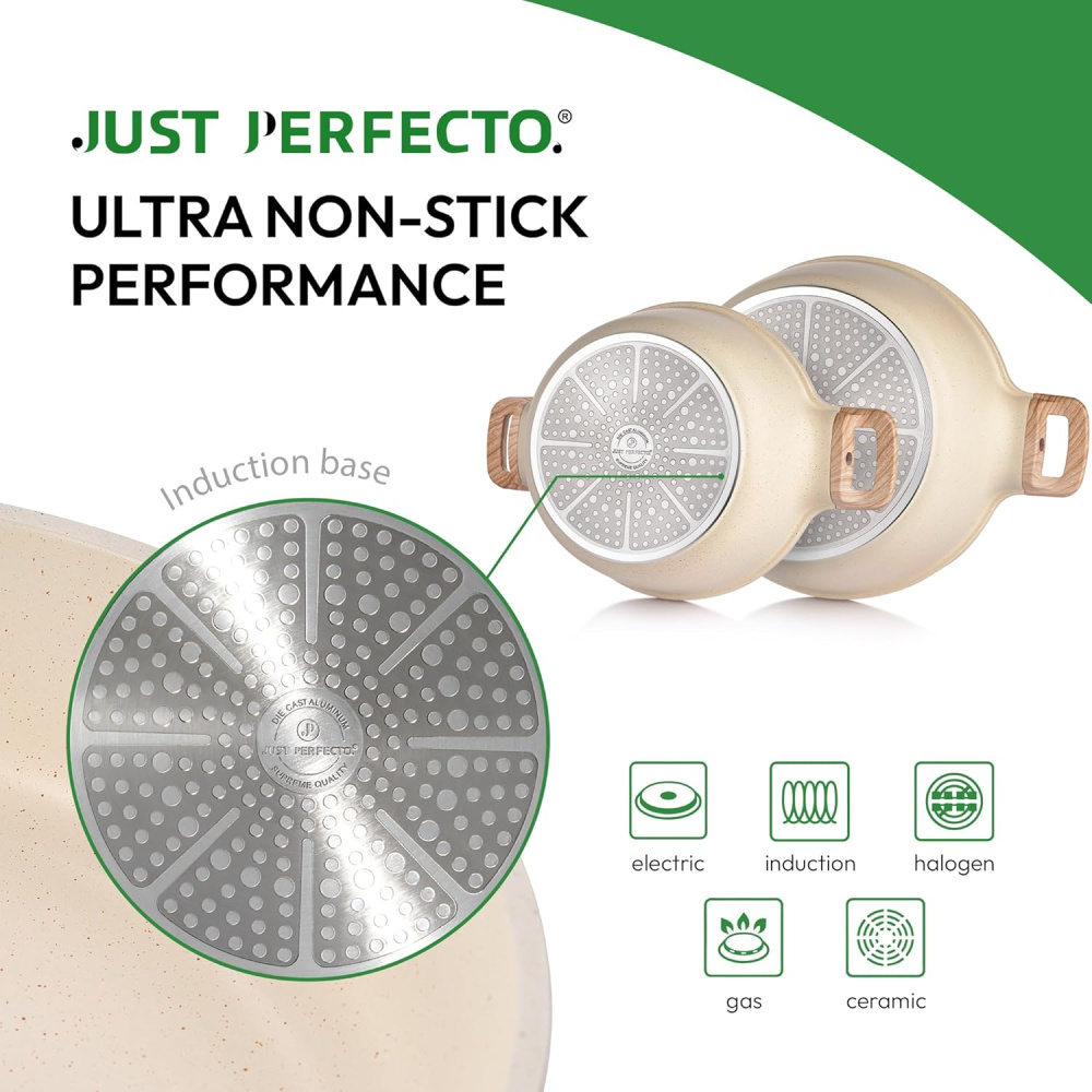 15-teiliges Granit-Kochtopf-Set