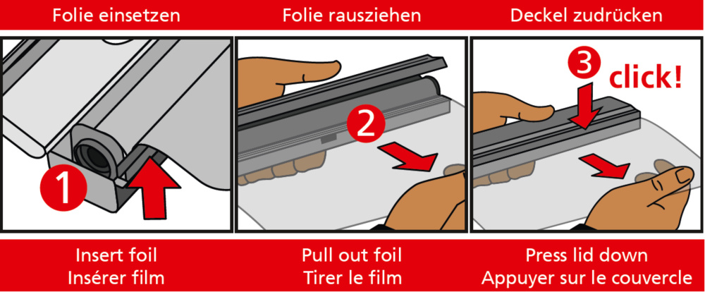 Folienspender "Perfect Cutter"