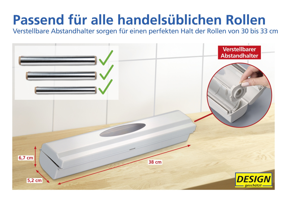 Folienspender "Perfect Cutter"