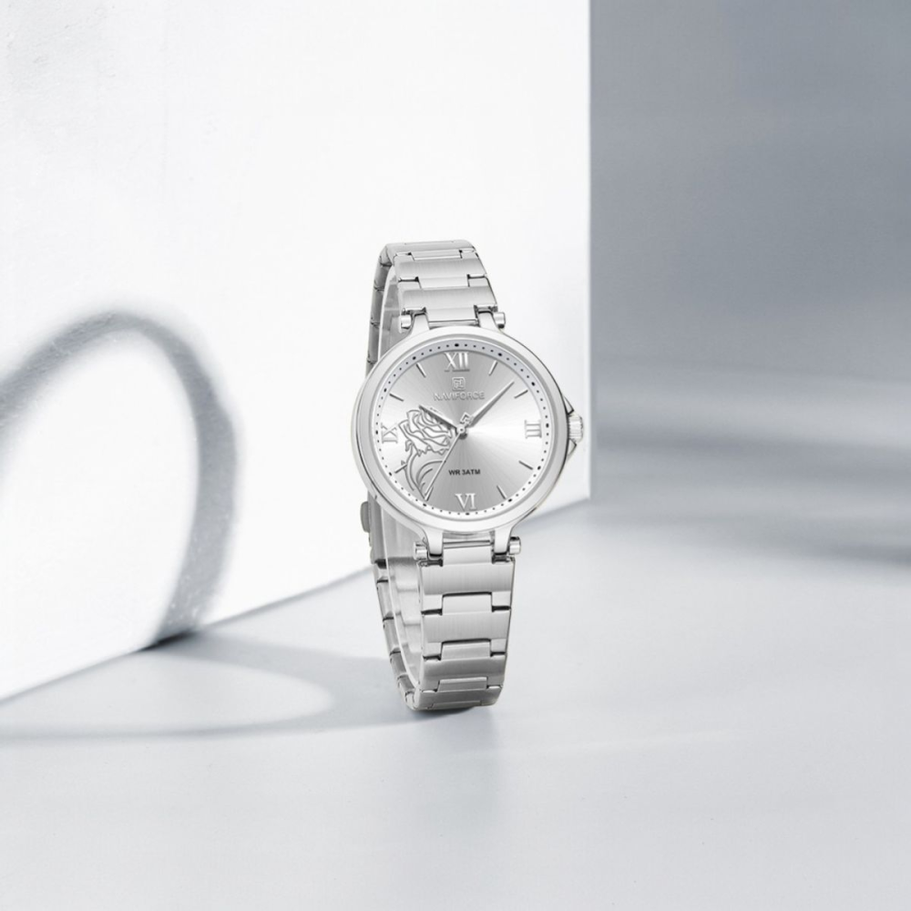 Damen-Armbanduhr Silver Rose 