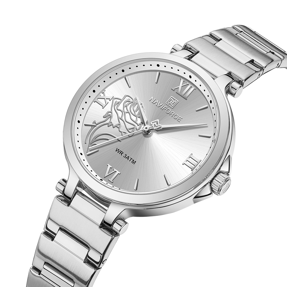 Damen-Armbanduhr Silver Rose 
