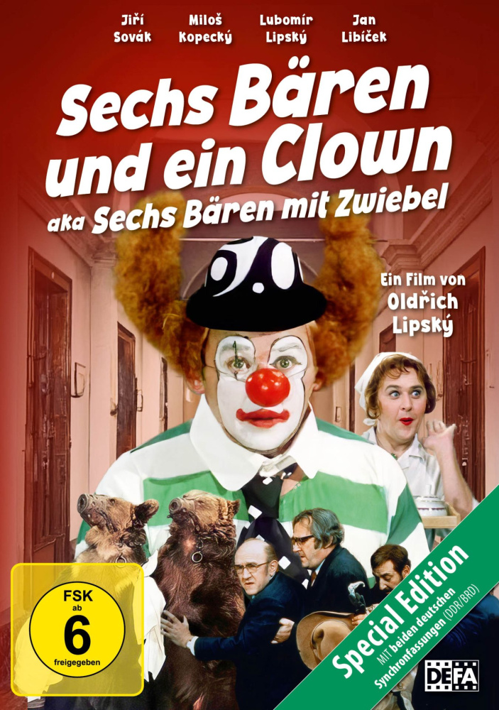 Sechs Bären und ein Clown