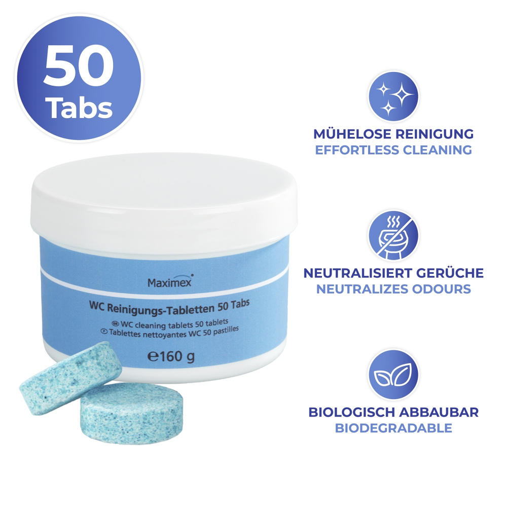 WC-Reinigungstabletten, 50 Stück