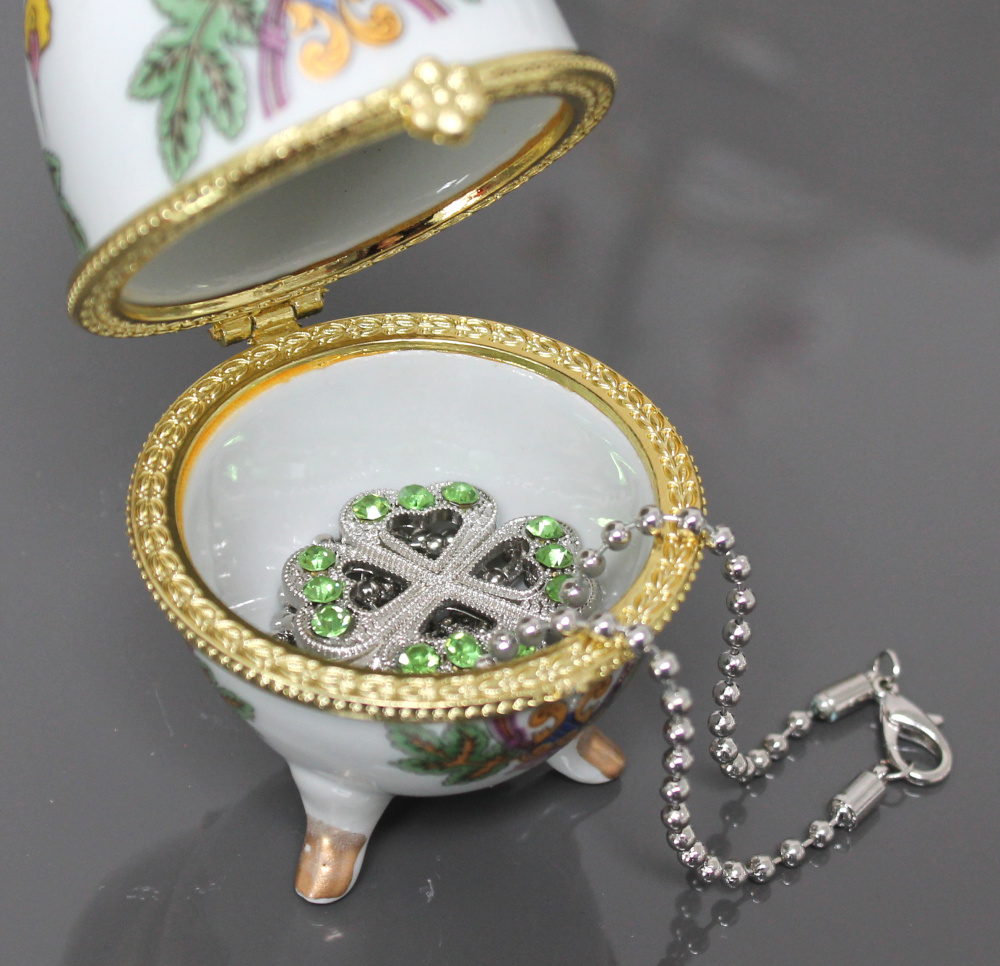 Porzellan-Eier, 4er-Set