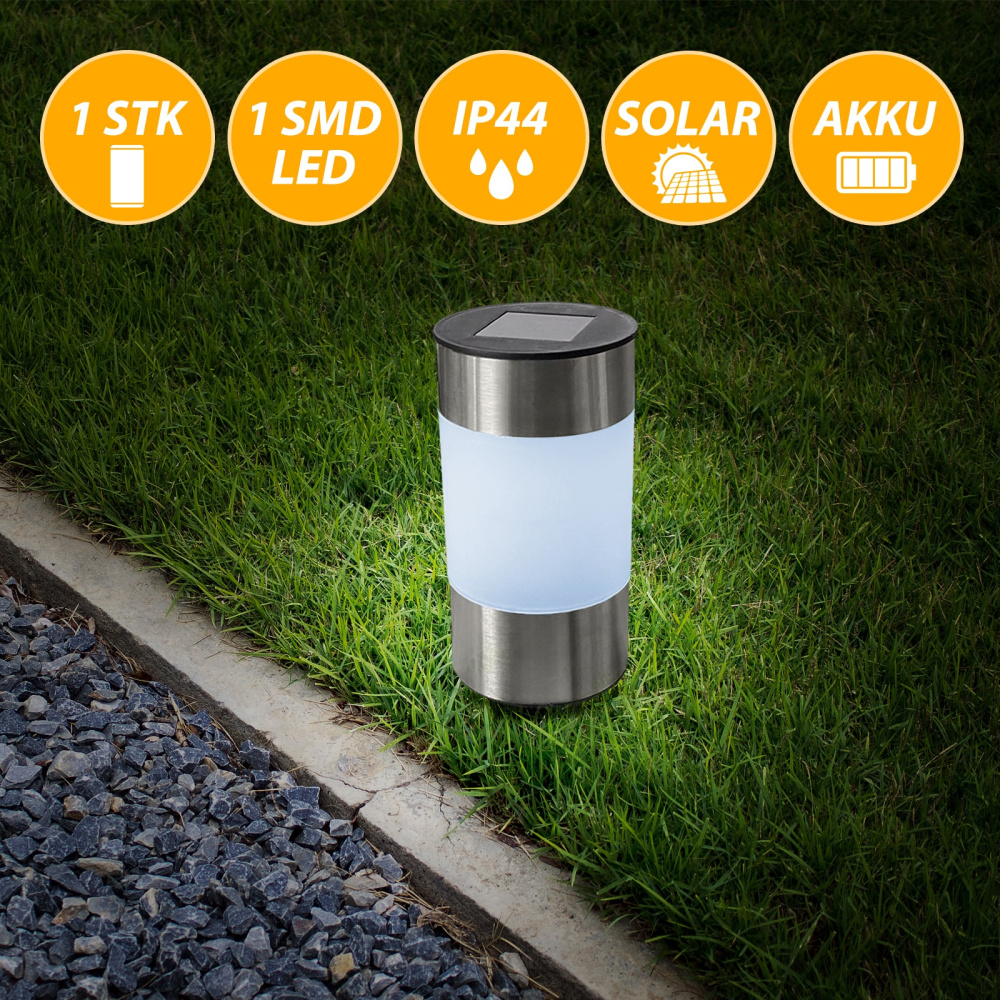 LED Garten-Solarleuchte, 3er-Set