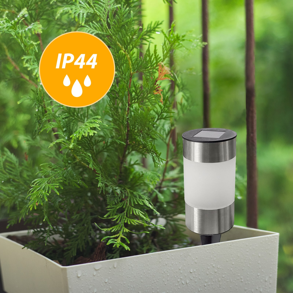 LED Garten-Solarleuchte, 3er-Set