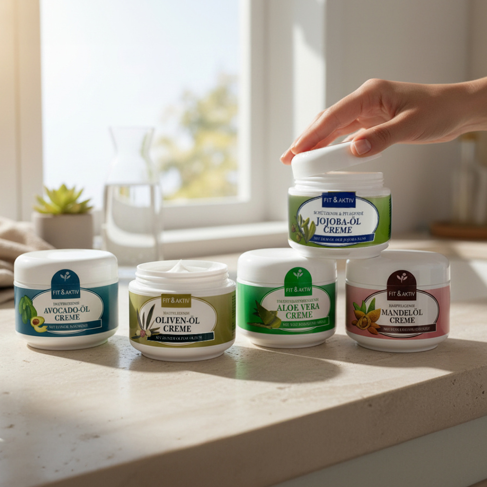 Produktabbildung: Fünfteiliges Wellness-Creme-Set