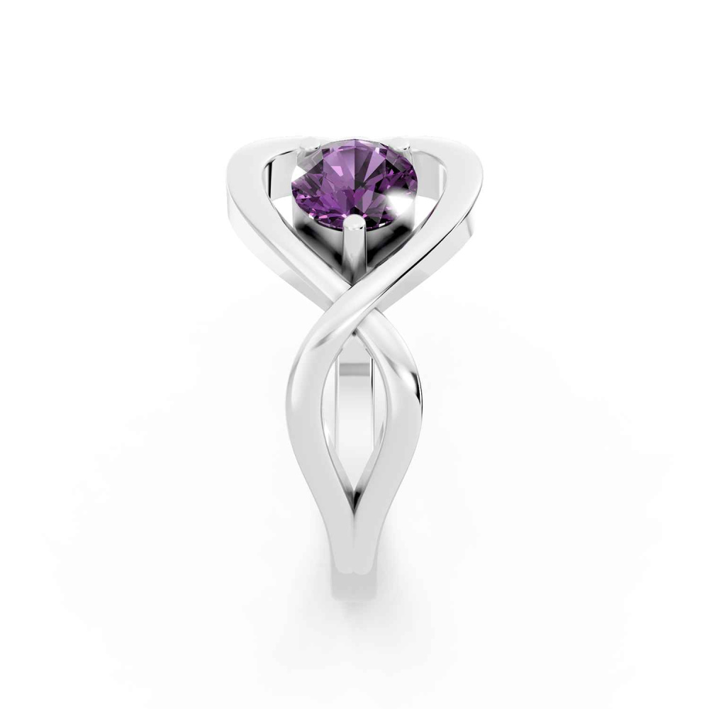 Echtsilber-Ring Violet Amour,  Gr. 56