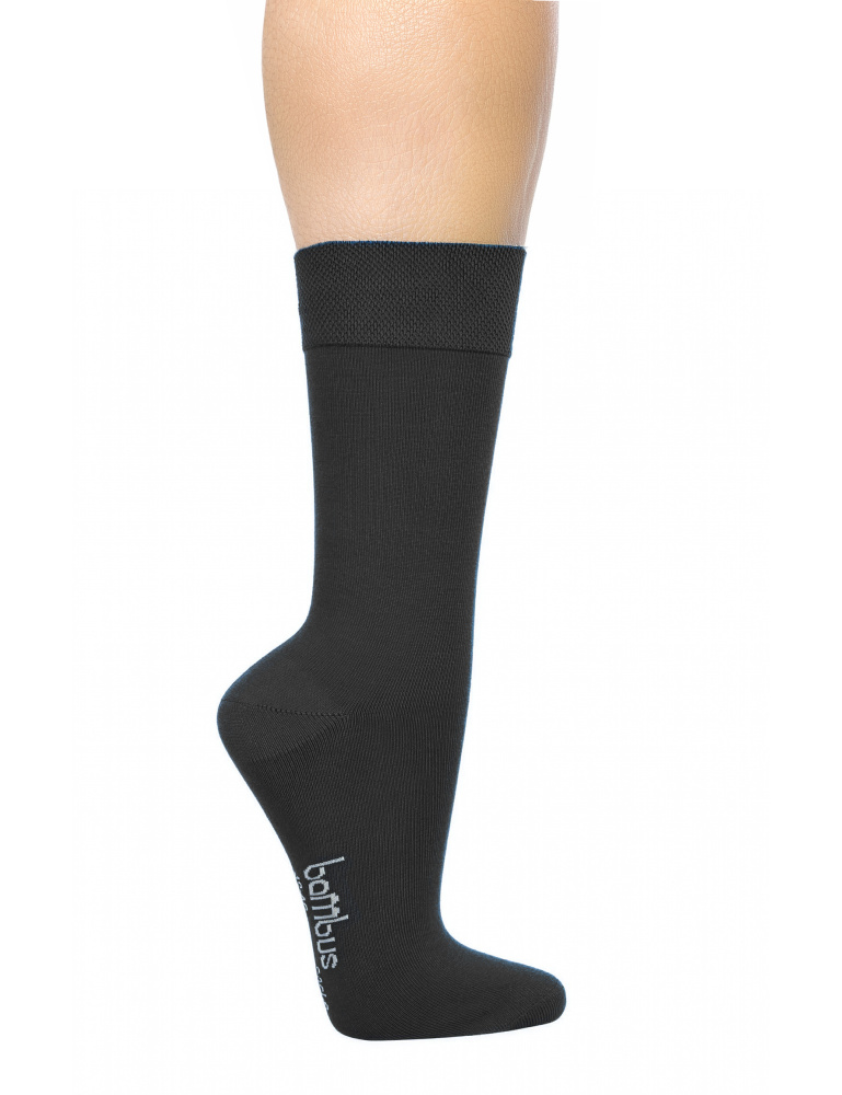 Bambus-Socken 3 Paar, schwarz, 35-38
