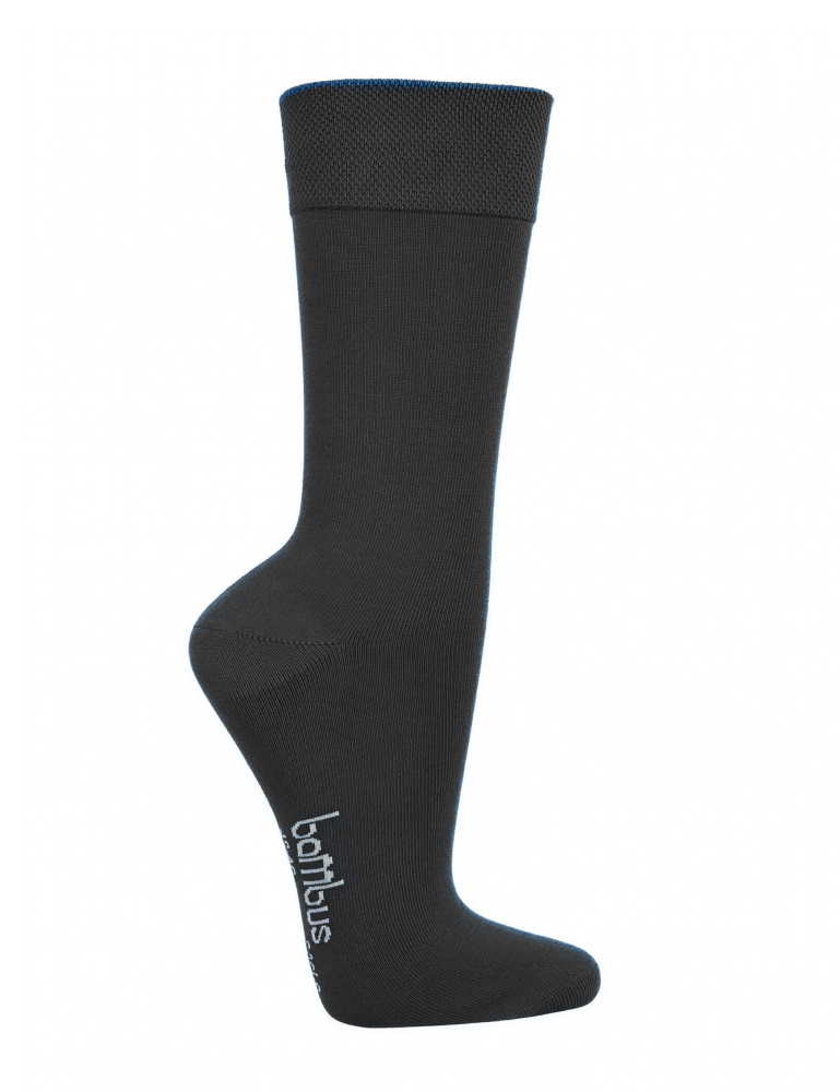 Bambus-Socken 3 Paar, schwarz, 35-38