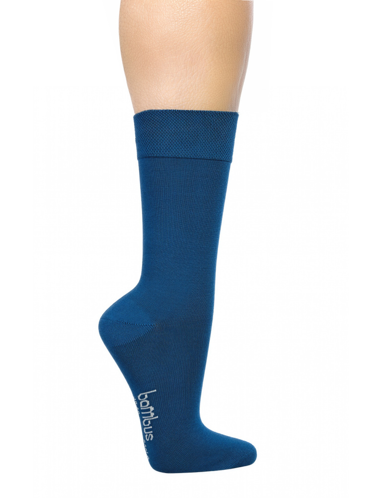 Bambus-Socken 3 Paar, blau, 39-42